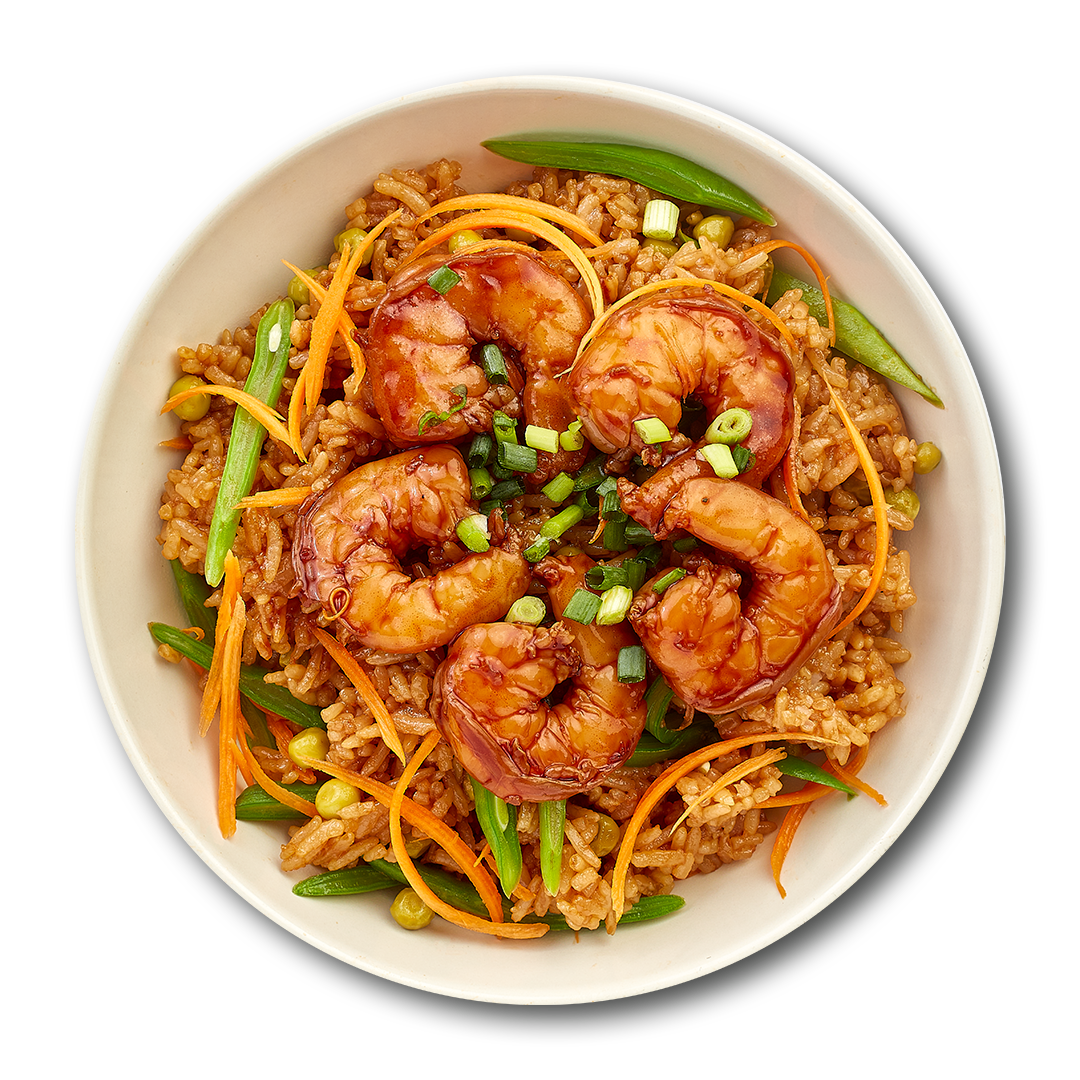 Riso Saltato Con Gamberi